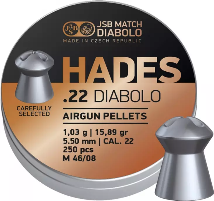JSB Hades 5,5mm/.22 1,030g - 5,5 mm luodit - 8594180450981 - 1