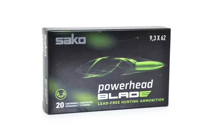 Sako 9,3x62 Powerhead Blade 14,9 g - 9,3x62  kiväärinpatruunat - 6438053155141 - 2