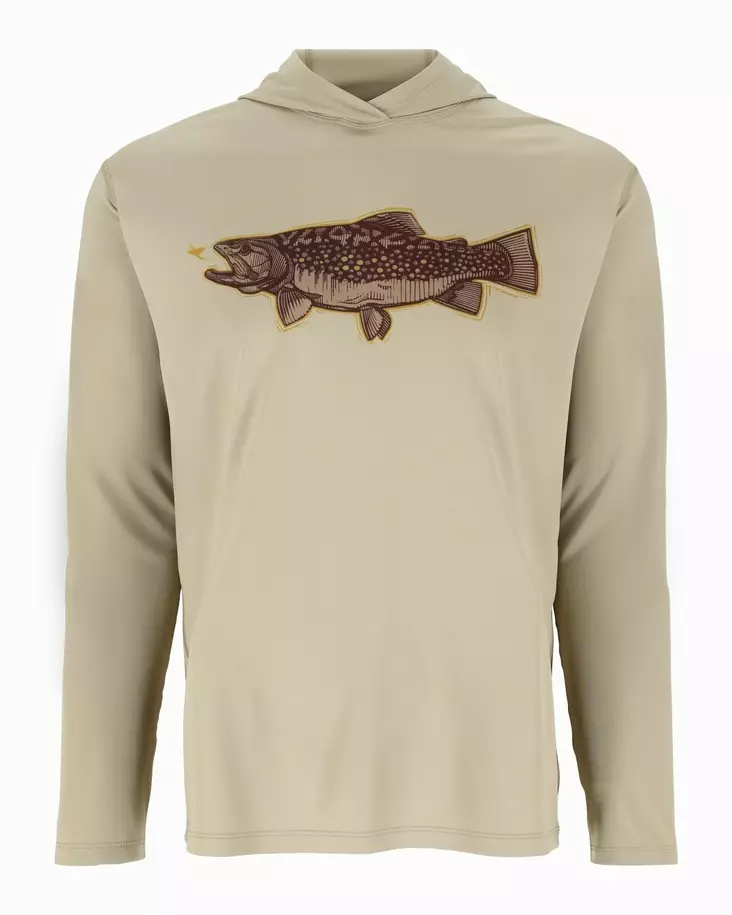 Simms Tech Hoody Stone Trout Fly - Muut vaatteet - 694264670521 - 1