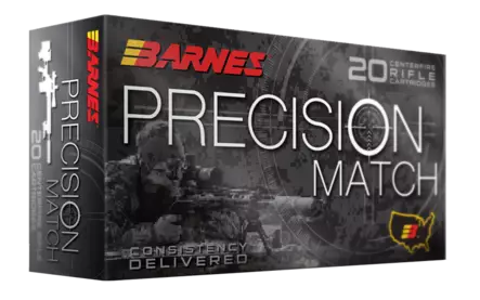 Barnes Precision Match 6,5 Creedmoor - 6,5 Creedmoor Kiväärinpatruunat - 716876022472 - 1