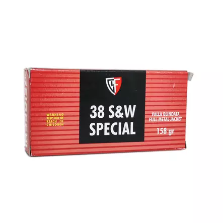 Fiocchi .38 Special FMJ 10,24g - Revolverinpatruunat .38 /.357 - 762344000992 - 1