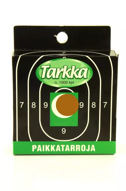 Paikkatarra 16mm vaaleanruskea 1000kpl - Paikkatarrat - 6410362412252 - 1