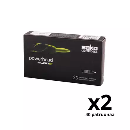 Sako 6,5x55 SE Powerhead Blade 7,8 g - 6,5x55SE kiväärinpatruunat - 6438053158432_2 - 1