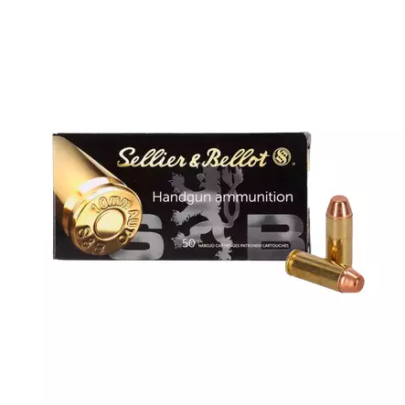 S&B 10mm AUTO 11,7g FMJ 180 gr 50 kpl - Muut pistoolin ja revolverin patruunat - 8590690312092 - 1