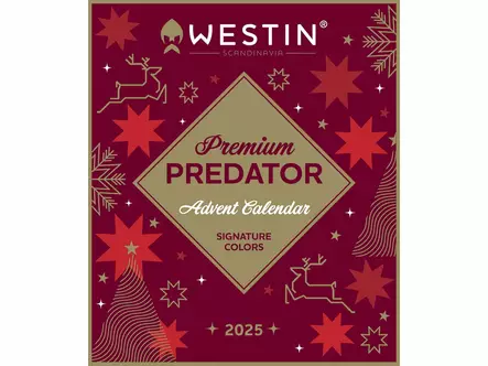 Westin Premium Predator joulukalenteri 2025 - Lukot, leikarit, perukkeet, pientarvike - 5707549523292 - 1