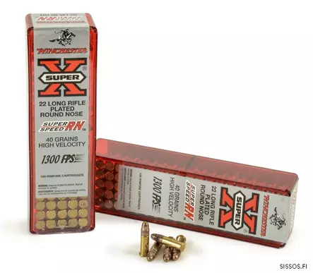Winchester .22LR Super-X 2,6g - Pienoiskiväärin patruunat - 020892102002 - 1