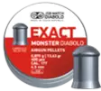 JSB Exact Monster 4,52mm 0,87g - 4,5 mm luodit - 8594180450462 - 1