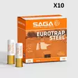 Saga Steel Trap 24g #7 2,5mm 250ptr/ltk - 12/70 Trap / Skeet haulikonpatruunat - 8435101612722 - 1