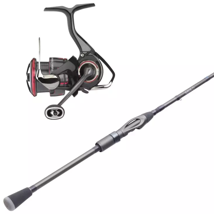 AAVA Ahku + Daiwa Fuego LT 23 ahven/kuha avokelasetti - Virvelisetit - 64175128446422 - 1