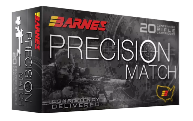 Barnes Precision Match 6,5 Creedmoor - 6,5 Creedmoor Kiväärinpatruunat - 716876022472 - 1