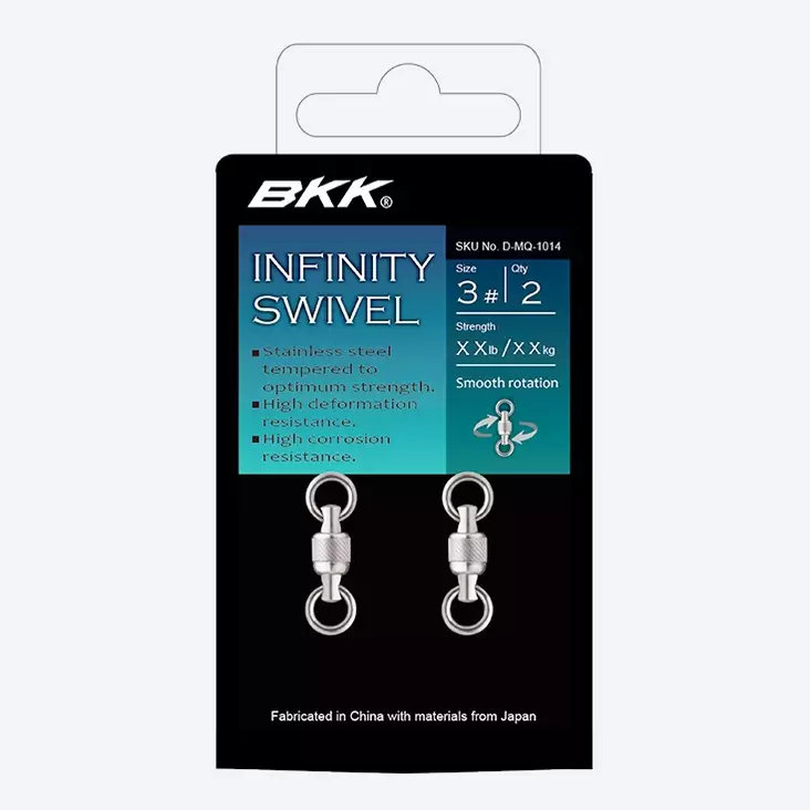 BKK Infinity Swivel leikari - Lukot, leikarit, perukkeet, pientarvike - 6939067087652 - 1