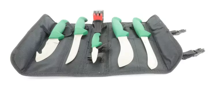 Buffalo River 6-osainen veitsisarja laukussa - Lihankäsittelyveitset - 9420008945232 - 1