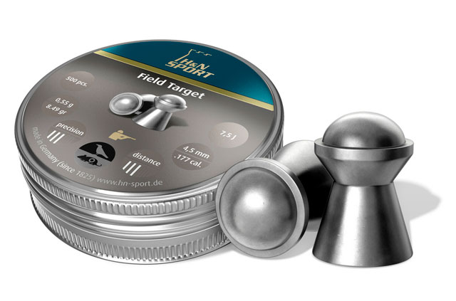 H&N Field Target 4,5mm 0,55g - 4,5 mm luodit - 4047058001432 - 1