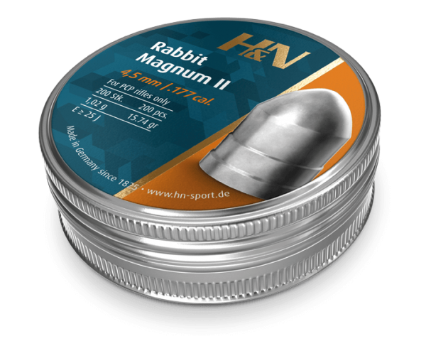 H&N Rabbit Magnum II 4,50mm 1,02g - 4,5 mm luodit - 4047058011172 - 1