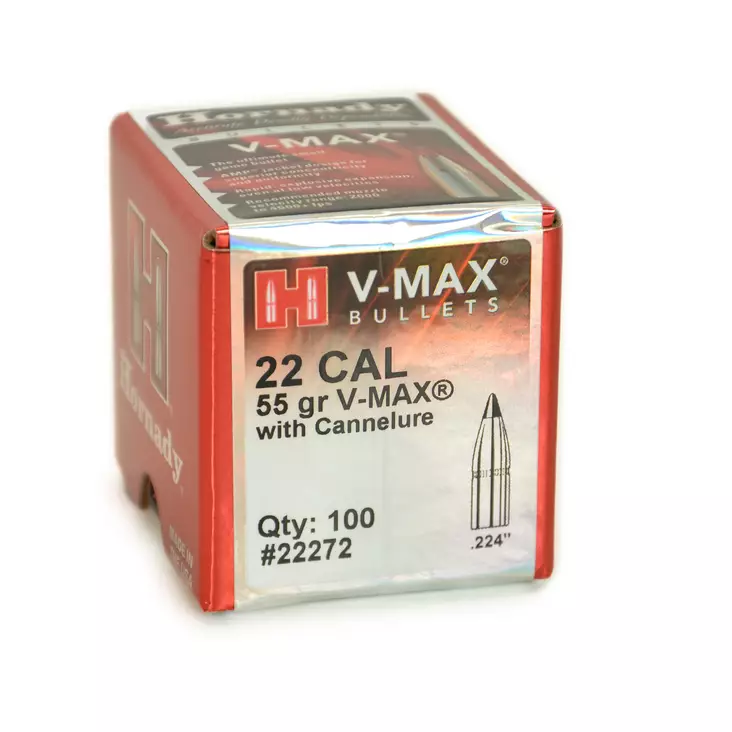 Hornady .224 V-Max 55gr luoti - Luodit muut kaliiperit - 090255222722 - 2