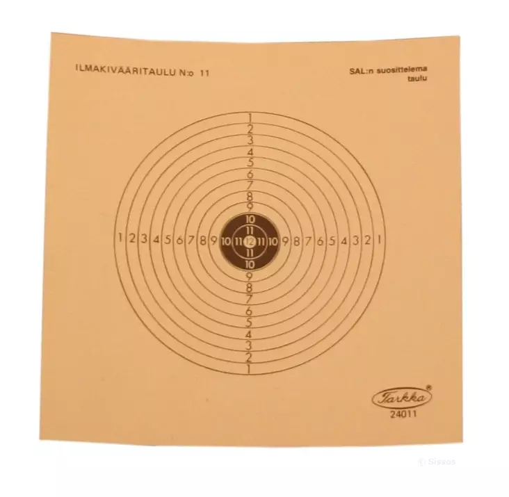 Ilmakivääritaulu 11, 100kpl pkt - Taulut - 6410362401102 - 1