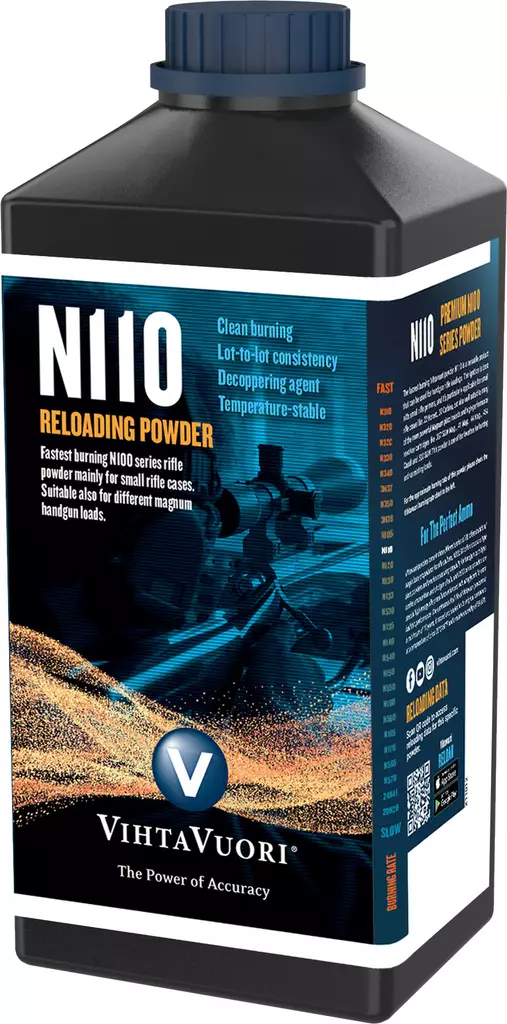 N110 ruuti, Vihtavuori, 1 kg purkki - Ruudit - 6420615700012 - 2