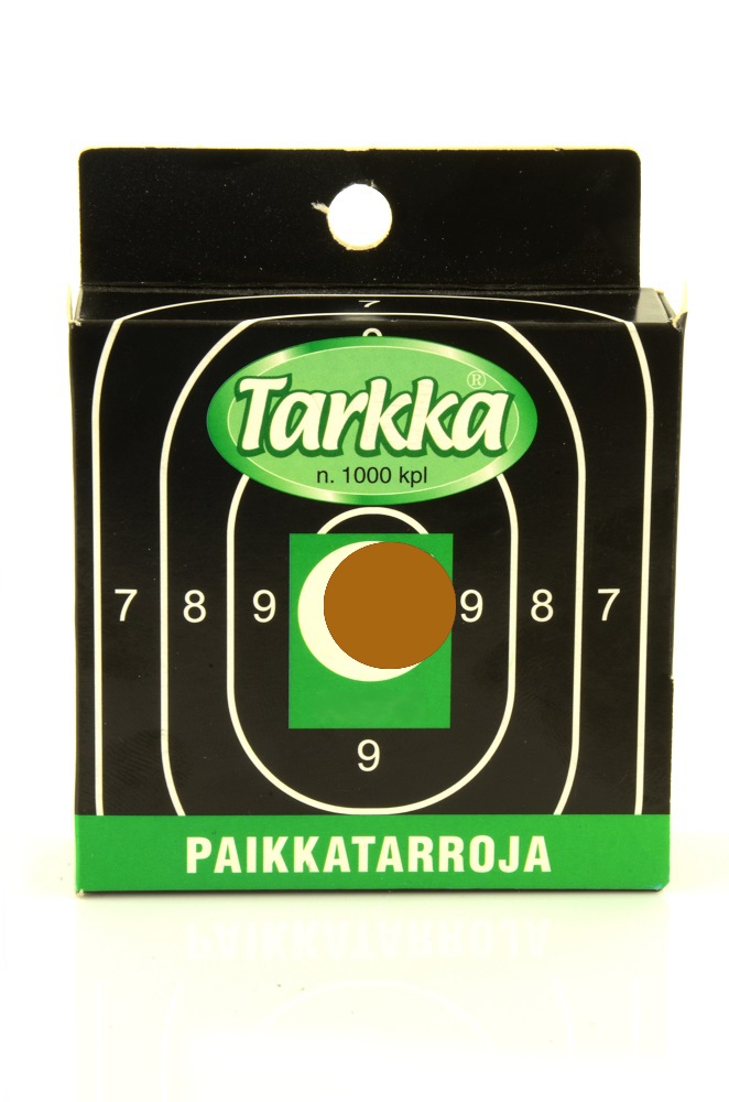 Paikkatarra 16mm vaaleanruskea 1000kpl - Paikkatarrat - 6410362412252 - 1
