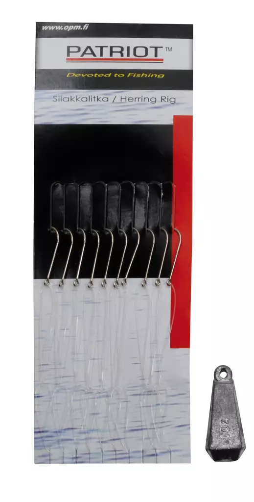 Patriot silakkalitka #6, 10kpl, nikkeli - Lukot, leikarit, perukkeet, pientarvike - 6417512515252 - 1