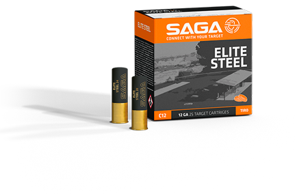 Saga Elite Sporting Steel 28g #7 2,5mm - 12/70 Trap / Skeet haulikonpatruunat - 8435101628402 - 1