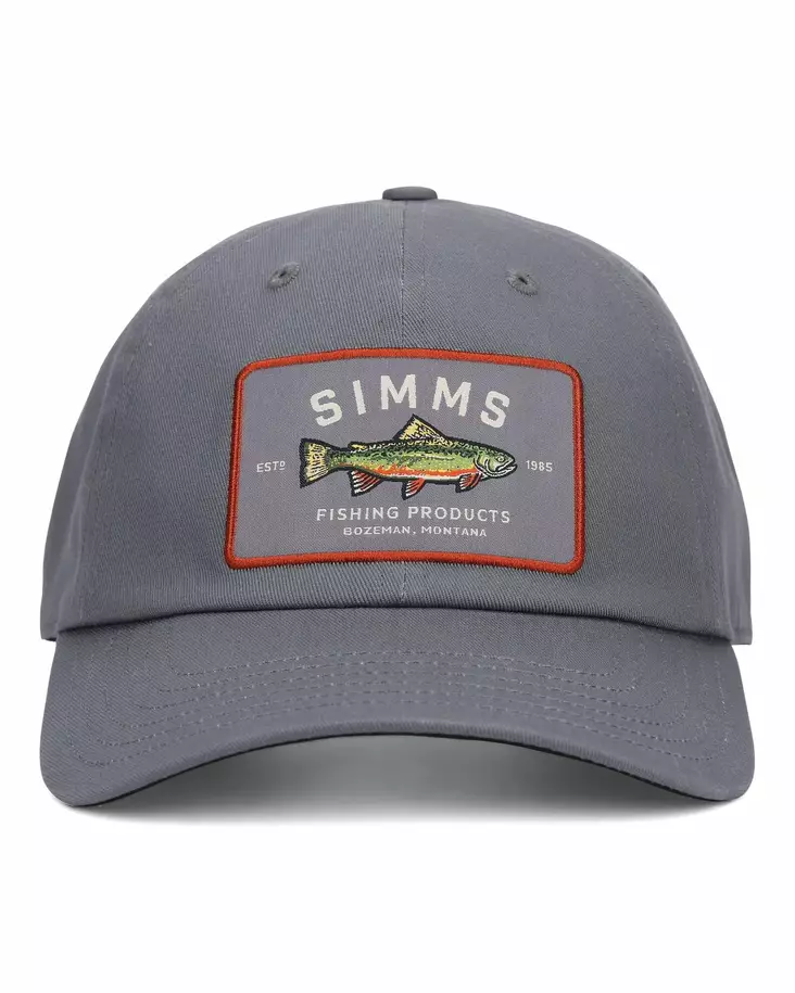 Simms Single Haul Cap Gunmetal Trout - Lippikset ja pipot - 694264669082 - 1