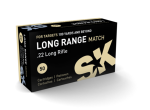 SK .22 LR Long Range Match 2,6g 335 m/s - .22 LR pienoiskiväärinpatruunat - 4023045421582 - 1