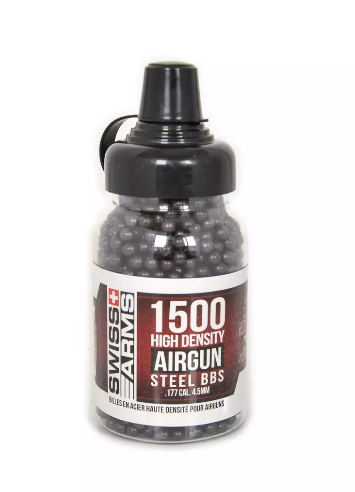 Swiss Arms 4,5mm metallikuulat musta - 4,5 mm luodit - 3559968815012 - 1