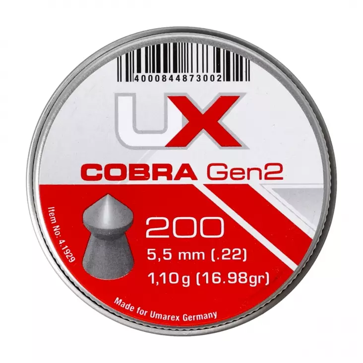 Umarex Cobra Gen2 5,5mm 1,10g - 5,5 mm luodit - 4000844873002 - 1