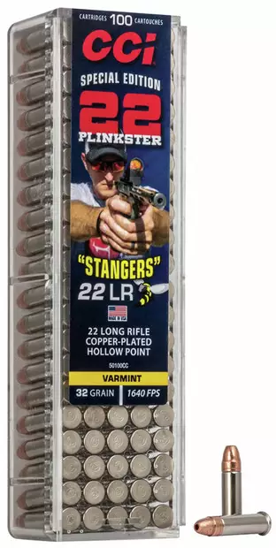 CCI "Stangers" .22 LR 2,08g 100kpl - .22 LR pienoiskiväärinpatruunat - 604544657883 - 1