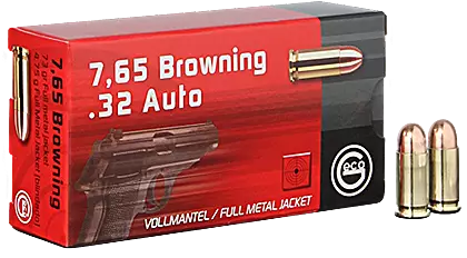 Geco 7,65 FMJ 4,75g 50kpl - Muut pistoolin ja revolverin patruunat - 4000294177033 - 1