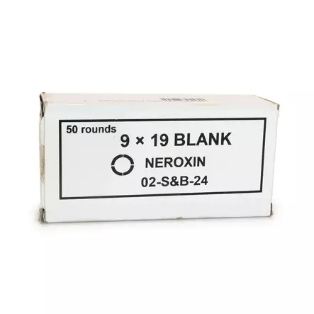 S&B 9x19 Blank Paukkupatruuna - Pistoolinpatruunat 9mm - 20463953 - 1