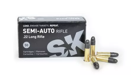 SK .22 LR Semi-Auto rifle 2,59g 345 m/s - .22 LR pienoiskiväärinpatruunat - 4023045421483 - 1