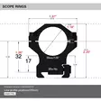 DiscoveryOpt Scope Rings 30 mm Medium - Weaver / Picatinny - 40440150003 - 5
