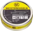 RWS Meisterkugeln 4,49mm 0,53g - 4,5 mm luodit - 4000294136023 - 1