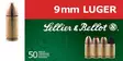 Sellier & Bellot 9mm Luger Soft Point 8,0g - Pistoolinpatruunat 9mm - 8590690310593 - 4