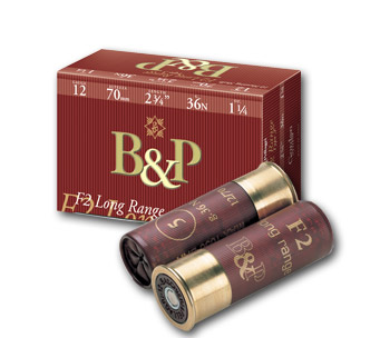 Baschieri & Pellagri F2 Long Range 36g, niklatut haulit 10/ras - 12/70 Lyijy haulikonpatruunat - 8033109433983 - 1