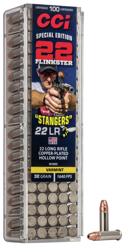 CCI "Stangers" .22 LR 2,08g 100kpl - .22 LR pienoiskiväärinpatruunat - 604544657883 - 1