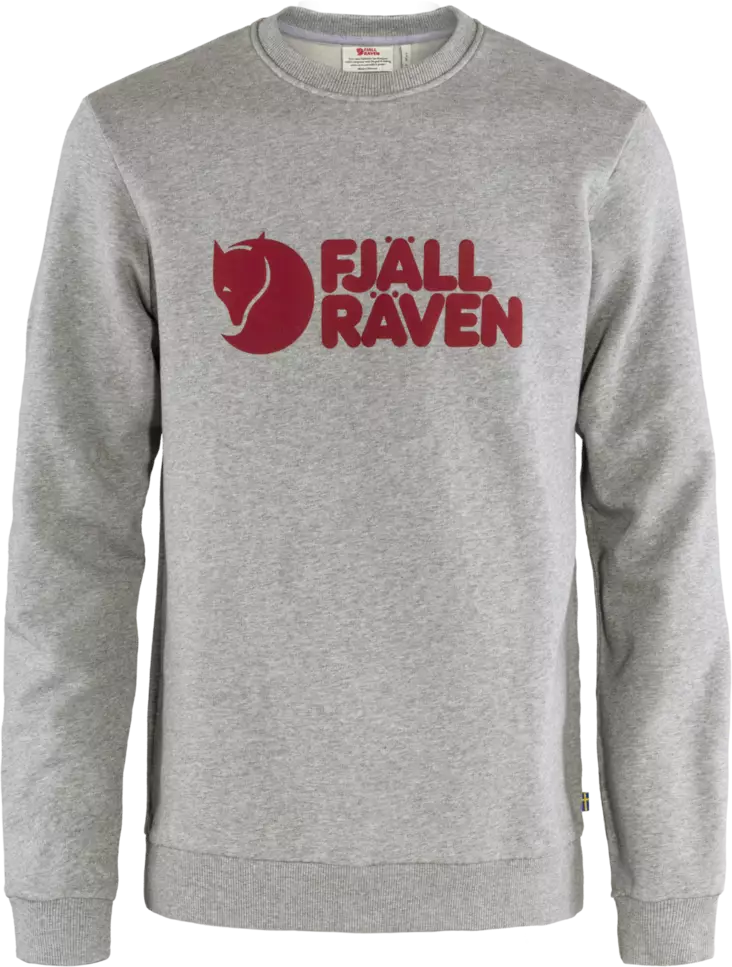 Fjällräven Logo Sweater -collegepaita harmaa - Paidat - 7323450720933 - 1