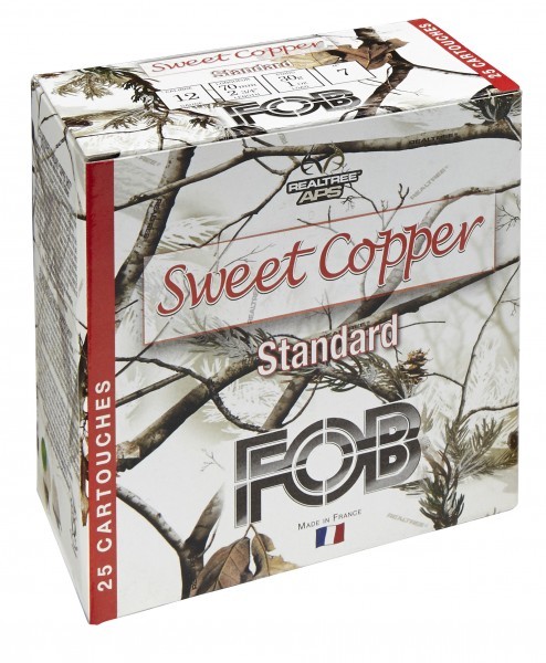 Fob Sweet Copper 12/70 30g #4 3,25mm - 12 cal. teräs haulikonpatruunat - 3268790011973 - 1