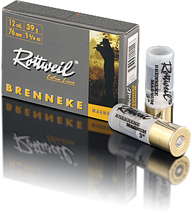 Rottweil Brenneke Magnum 12/76 39g täyt. - 12 cal. täyteiset haulikonpatruunat - 723364115493 - 1