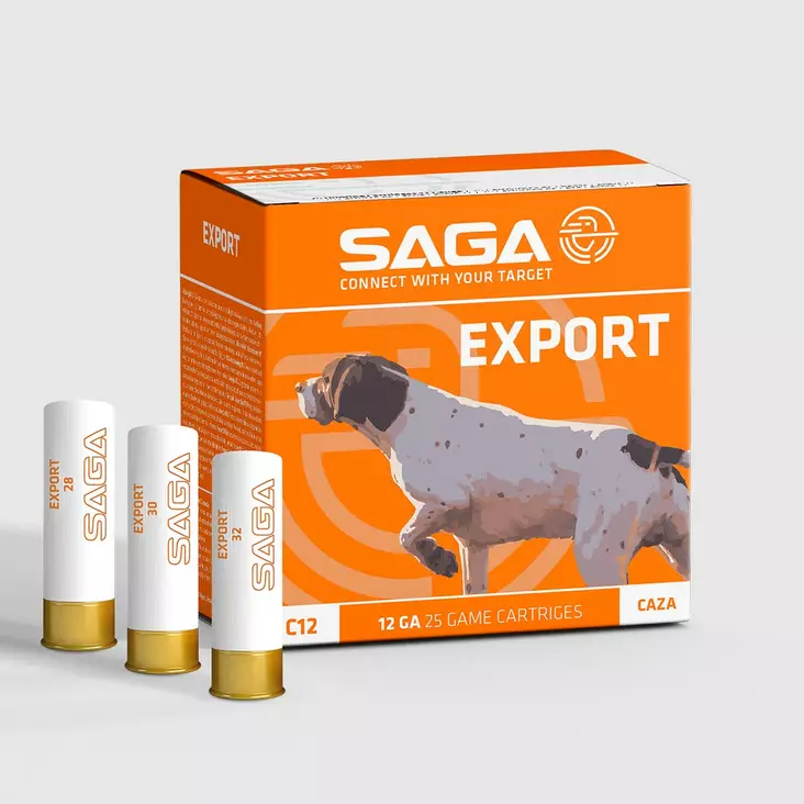 Saga Export 30g 12/70 #6 2,75 mm - 12/70 Lyijy haulikonpatruunat - 8435101623353 - 1