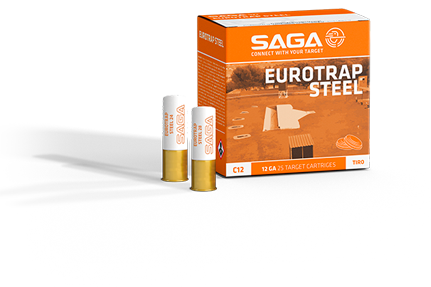 Saga Steel Trap 24g #8 25ptr/ras - 12/70 Trap / Skeet haulikonpatruunat - 8435101627023 - 1