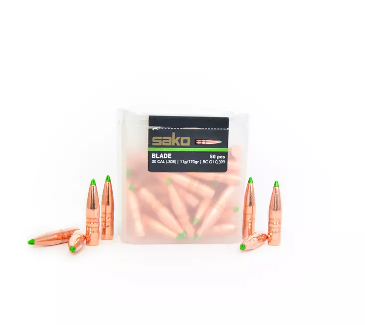 Sako .30 Blade 11g luoti - Luodit .30 kaliiperi - 6438053157503 - 1