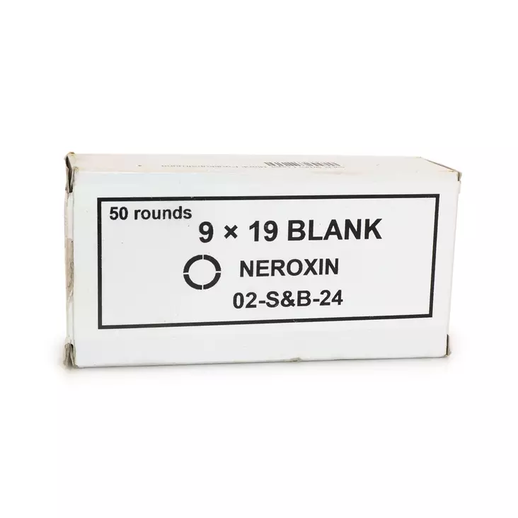 S&B 9x19 Blank Paukkupatruuna - Pistoolinpatruunat 9mm - 20463953 - 1