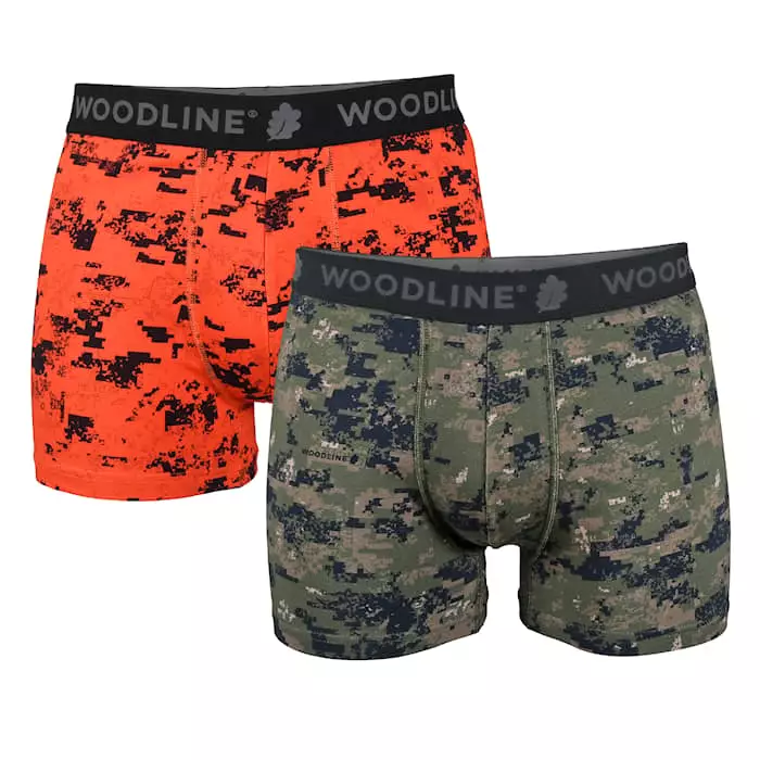 Woodline Boxerit Camo 2kpl - Alusvaatteet - 7333080058993 - 1