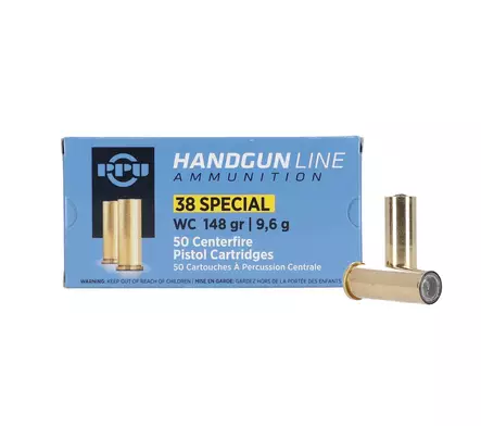 PPU rev 38 Spe 9,6g WC 50 kpl - Revolverinpatruunat .38 /.357 - 8605003817154 - 1