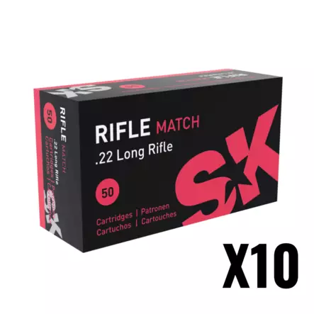 SK .22 LR Rifle Match 2,59g 315m/s - .22 LR pienoiskiväärinpatruunat - 4023045422084 - 4