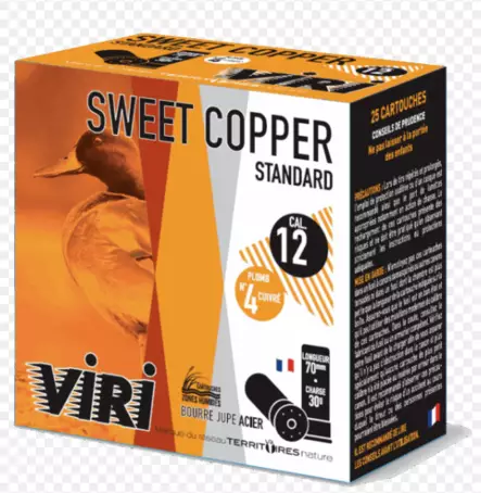 Viri Sweet Copper 12/70 30g No. 4 - 12 cal. muut haulikonpatruunat - 3268790019634 - 1