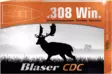 Blaser patruuna .308 Win. 10,7g CDC 20kpl - .308 Winchester kiväärinpatruunat - 7393923318004 - 1