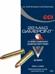 CCI .22 WMR GamePoint JSP - Muut pienoiskiväärinpatruunat - 076683000224 - 1
